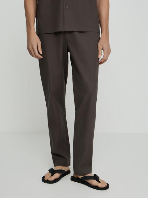 MAISON DAVID Trousers (lyocell/cotton)