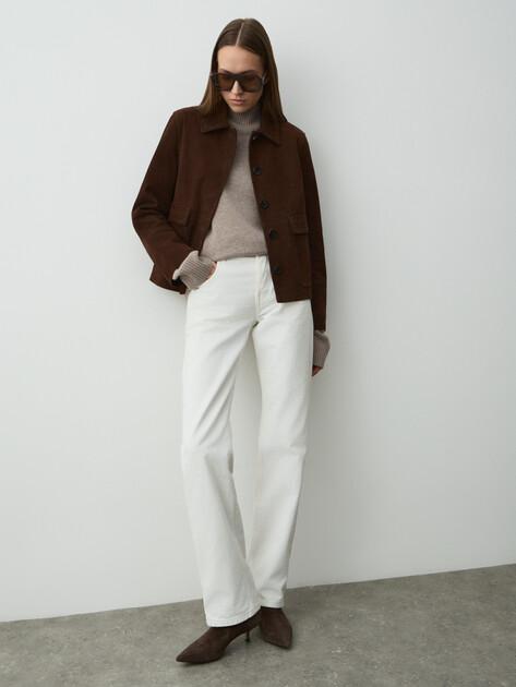 MAISON DAVID Jacket (genuine suede)