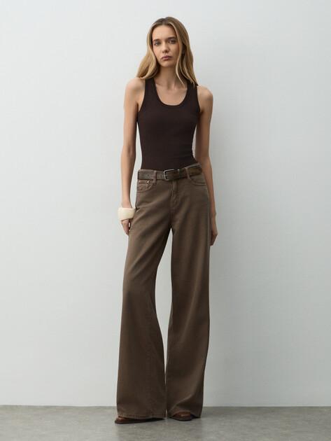 MAISON DAVID Knitted top (Tencel/natural wool/silk)