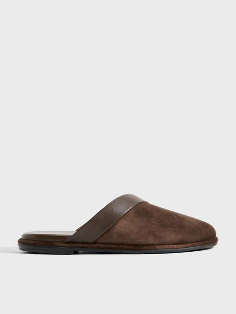 TENDANCE Flip-flops (natural suede/natural rubber sole)