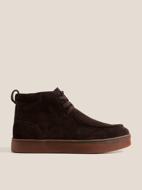 MAISON DAVID Boots (natural suede/natural rubber sole)