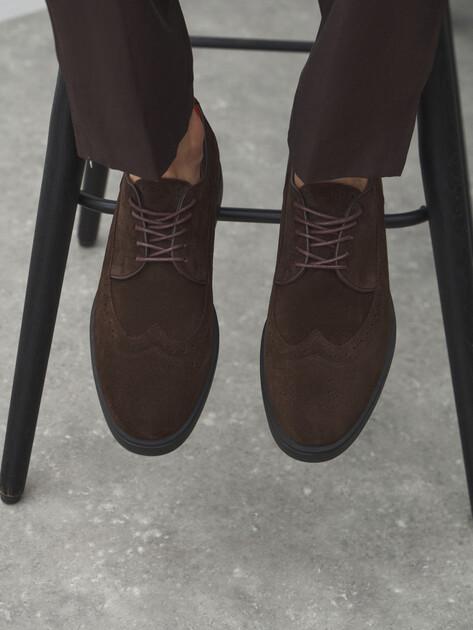 TENDANCE Derby (natural suede)