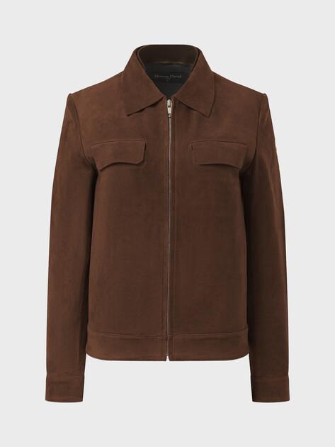 MAISON DAVID Jacket (genuine suede)