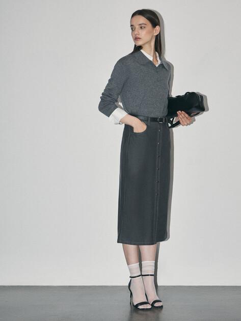 MAISON DAVID Midi (faux leather)