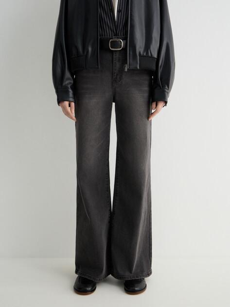 MAISON DAVID Wide-leg jeans (cotton/polyester)