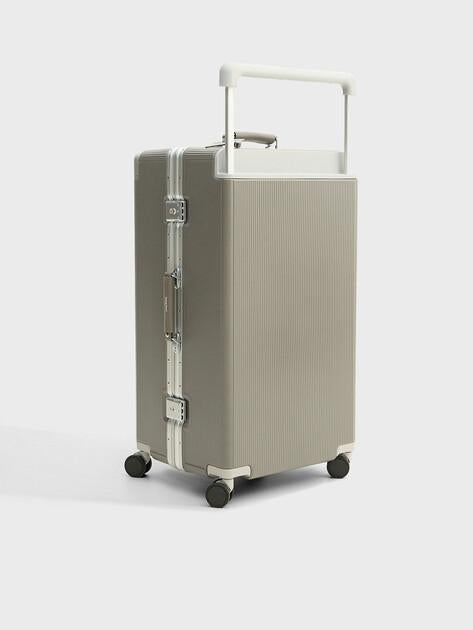 MAISON DAVID Suitcase (polycarbonate/aluminum), 103 l