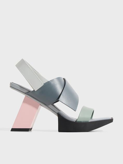 UNITED NUDE Construct Hi Sandals (genuine leather)
