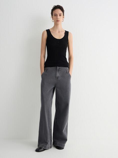 MAISON DAVID Wide-leg jeans (cotton)