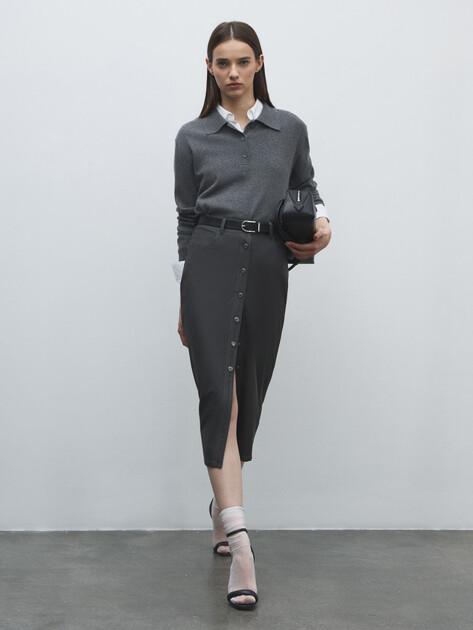 MAISON DAVID Midi (faux leather)