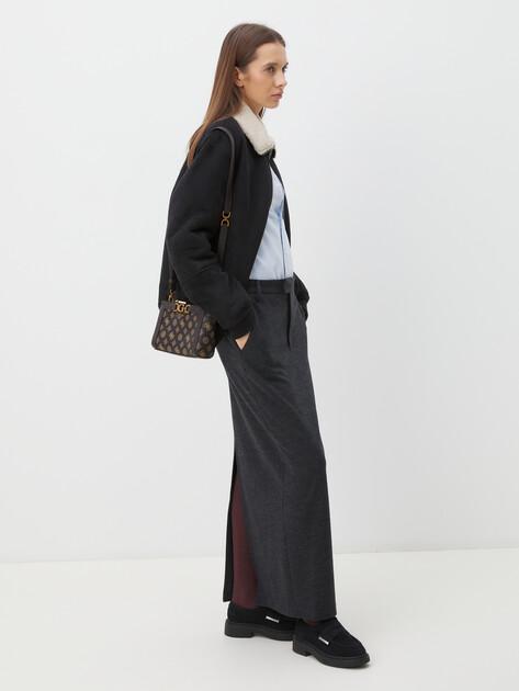 MAISON DAVID Maxi (polyester/natural wool)