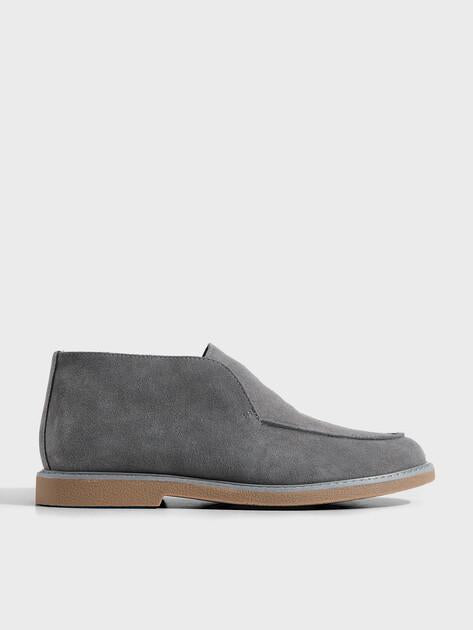 TENDANCE High loafers (natural suede)