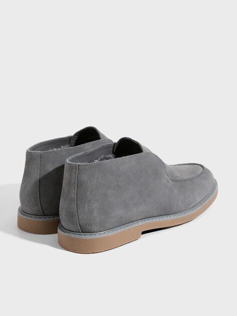 TENDANCE High loafers (natural suede)