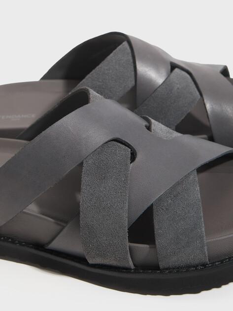 TENDANCE Slippers (genuine suede/genuine leather)