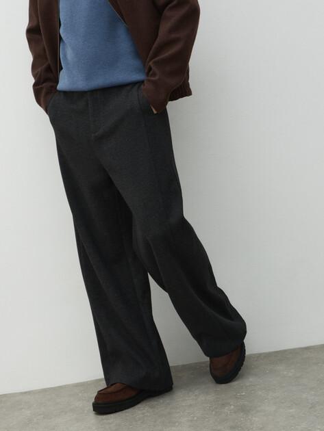 MAISON DAVID Trousers (polyester/viscose)