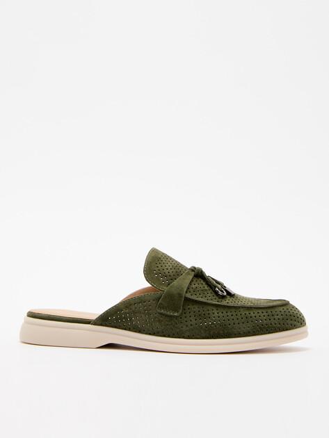 TENDANCE Mules (natural suede)