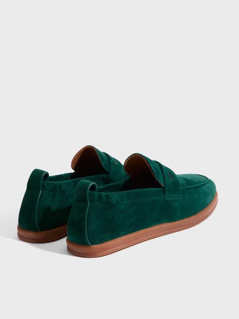 MAISON DAVID Loafers (natural suede/natural rubber sole)