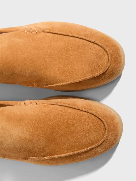 TENDANCE Loafers (natural suede/natural rubber sole)