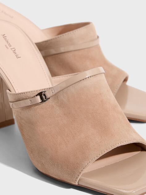 MAISON DAVID Mules (genuine suede/genuine leather)