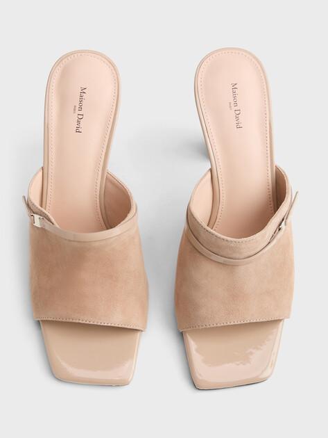 MAISON DAVID Mules (genuine suede/genuine leather)