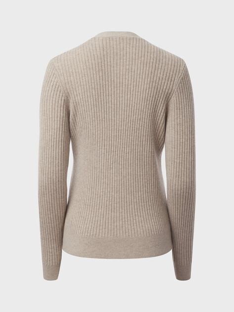 MAISON DAVID Cardigan (natural wool/cashmere)