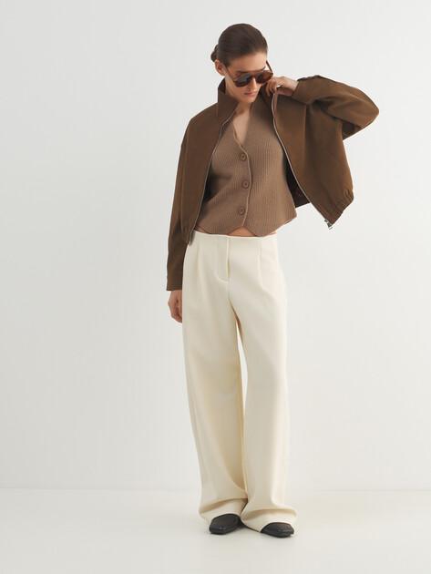 MAISON DAVID Vest (natural wool)