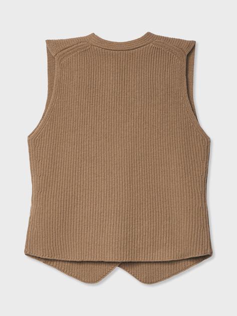 MAISON DAVID Vest (natural wool)