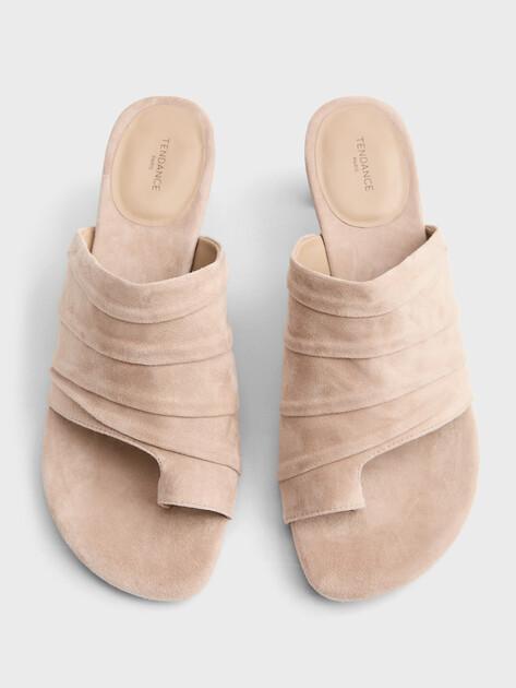 TENDANCE Flip-flops (natural suede)