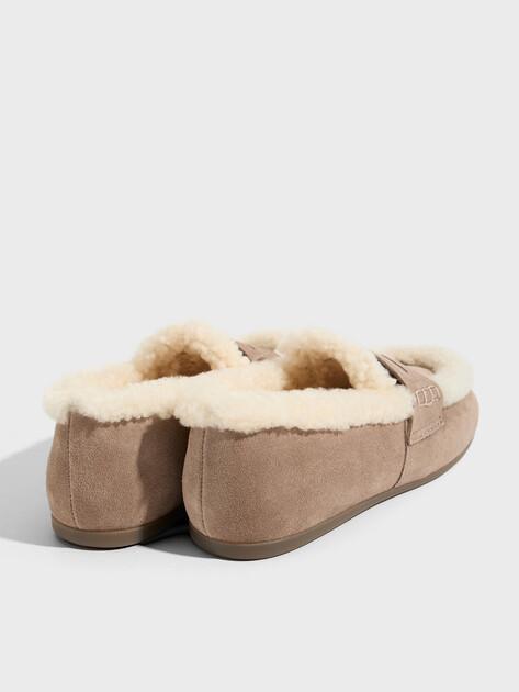 TENDANCE Loafers (natural suede/natural fur)