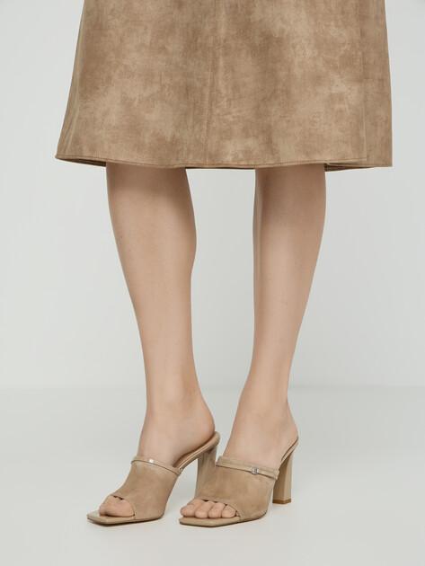 MAISON DAVID Mules (genuine suede/genuine leather)
