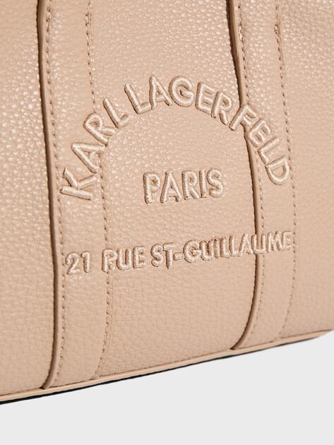 KARL LAGERFELD k/rsg mn square tote peb emb (faux leather)