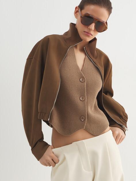 MAISON DAVID Vest (natural wool)