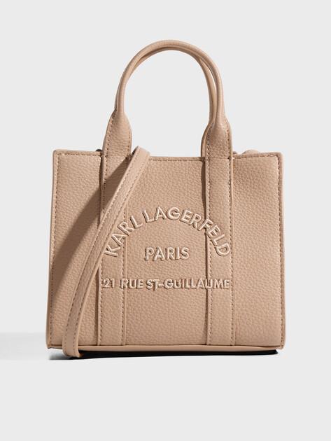 KARL LAGERFELD k/rsg mn square tote peb emb (faux leather)