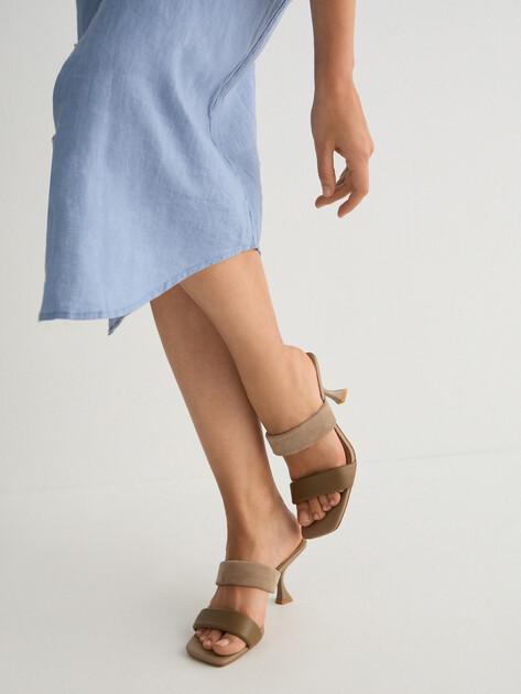 TENDANCE Mules (genuine leather/genuine suede)