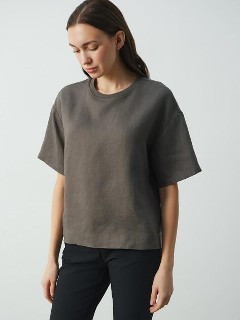 MAISON DAVID T-shirt (linen)