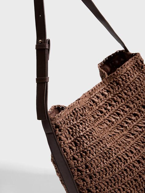 TENDANCE Bag (cotton/genuine leather)