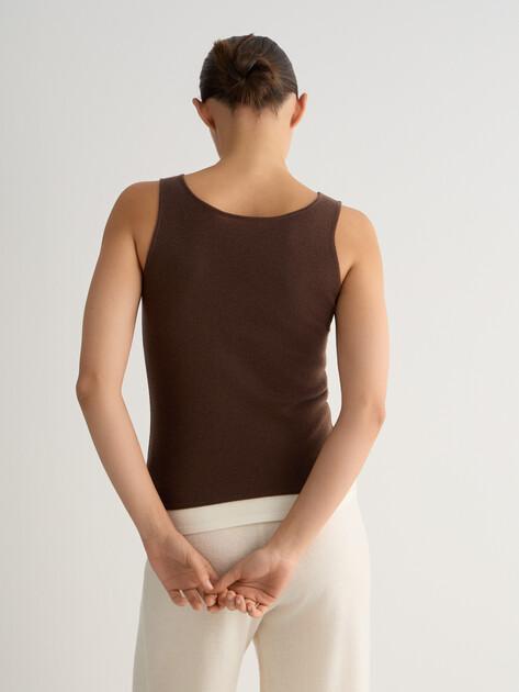 MAISON DAVID Top (polyester/natural wool)