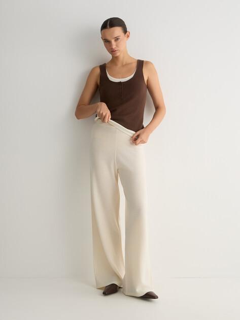 MAISON DAVID Top (polyester/natural wool)