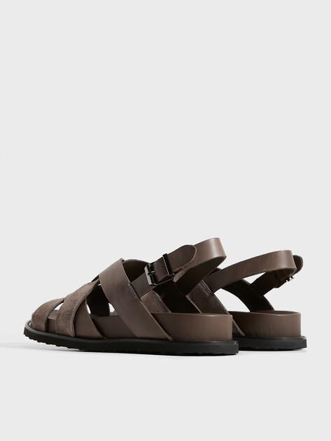 TENDANCE Sandals (genuine suede/genuine leather)