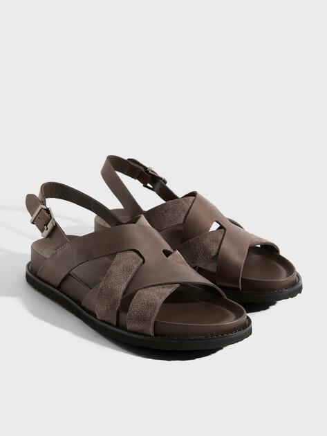 TENDANCE Sandals (genuine suede/genuine leather)