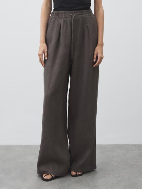 MAISON DAVID Palazzo pants (linen)