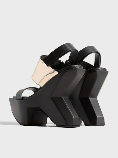 UNITED NUDE Boulder Sandals (rubber/genuine leather)