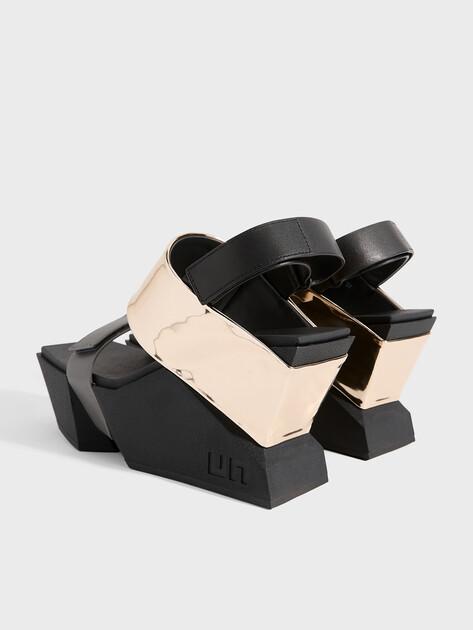 UNITED NUDE Brutt Sandals (rubber/genuine leather)