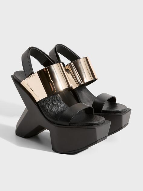UNITED NUDE Boulder Sandals (rubber/genuine leather)