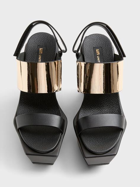 UNITED NUDE Boulder Sandals (rubber/genuine leather)