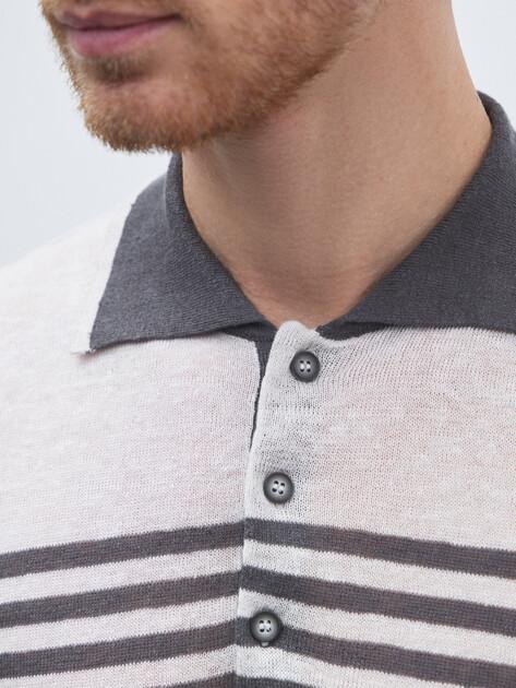 MAISON DAVID Polo (linen/nylon)
