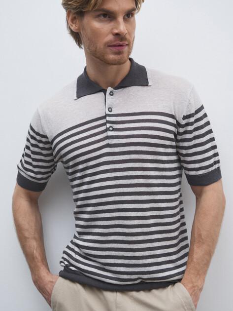 MAISON DAVID Polo (linen/nylon)