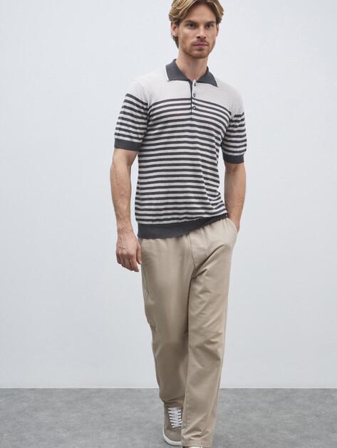 MAISON DAVID Polo (linen/nylon)