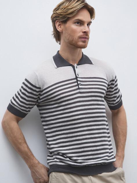 MAISON DAVID Polo (linen/nylon)