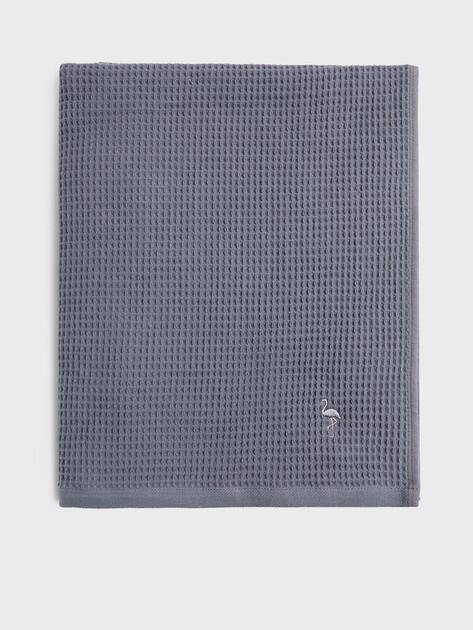 MAISON DAVID Waffle bath towel 100x150