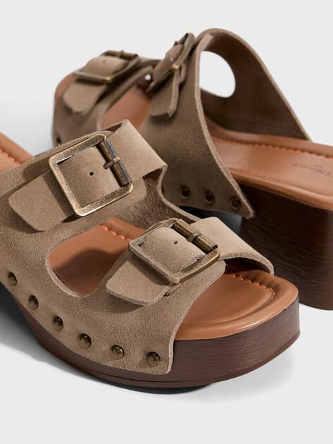 TENDANCE Clogs (natural suede)